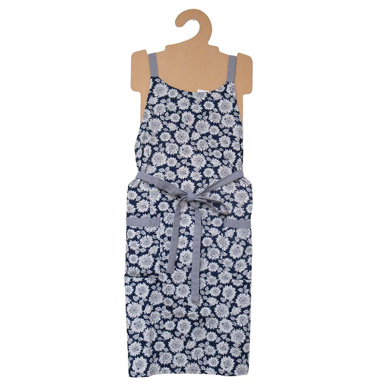 エプロン ひまわり柄/NB 【日本製】